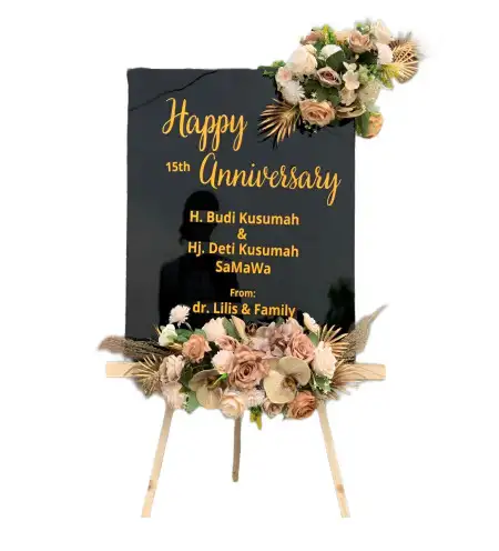 Papan Bunga Akrilik Daroyon